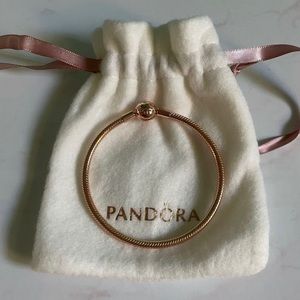 Pandora bracelet rose gold